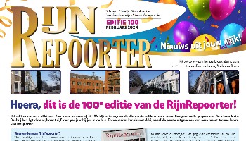 De RijnRepoorter van februari 2024 is uit! Nummer 100!